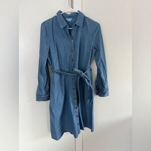 Draper James Chambray Shirt Dress